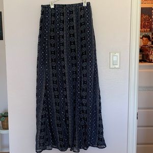 blue hollister skirt